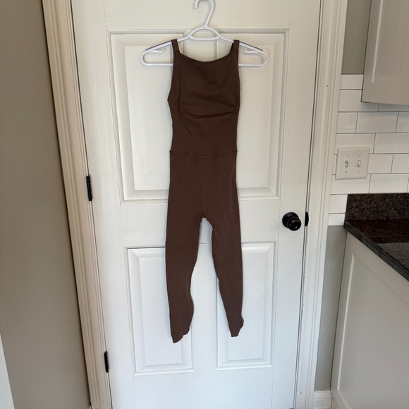 New! Free People Movement Good Karma High Neck Onsie in Wild Mustang 45455 - Picture 5 of 13